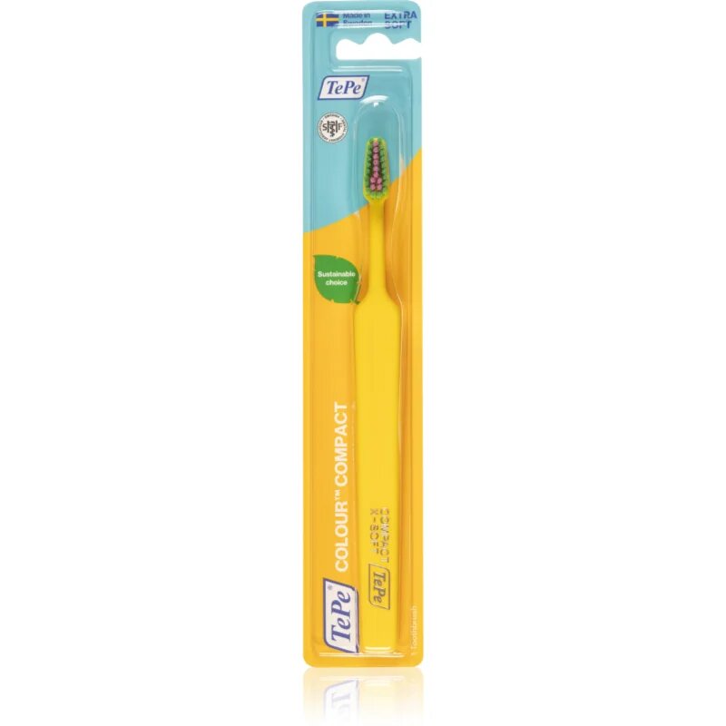 TePe Colour Compact X-Soft zobna ščetka Yellow 1 kos