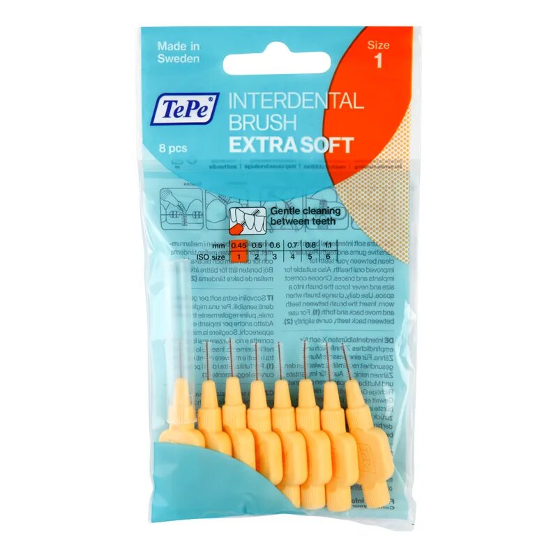 TePe Extra Soft medzobne ščetke 045 mm 8 kos