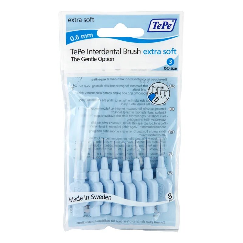 TePe Extra Soft medzobne ščetke 06 mm 8 kos