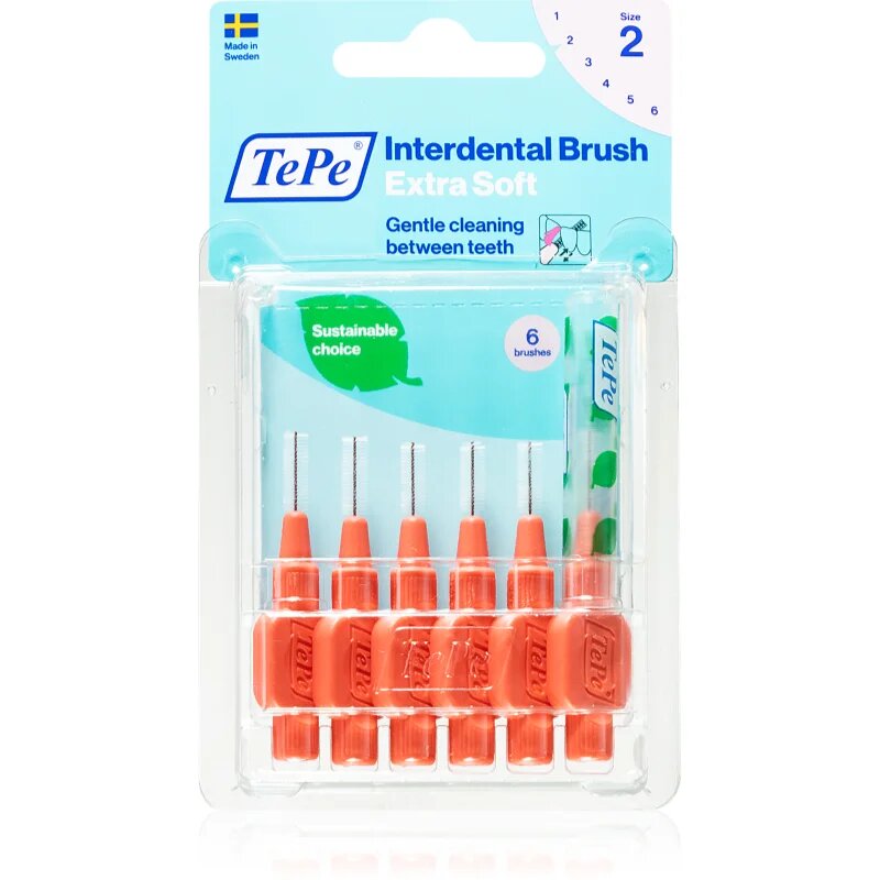 TePe Interdental Brush Extra Soft medzobne ščetke 05 mm 6 kos