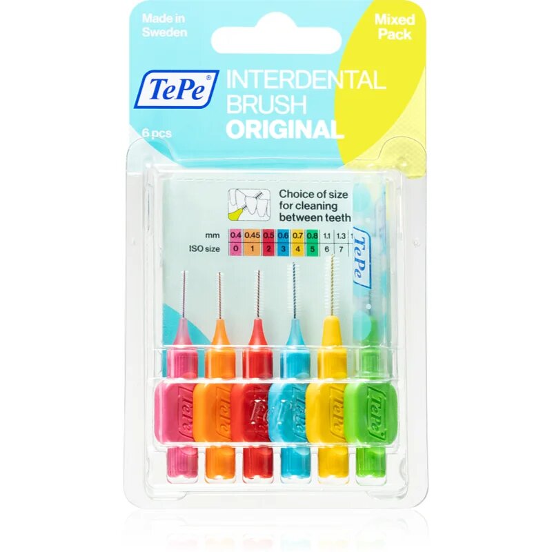TePe Interdental Brush Original medzobna ščetka Mix 6 kos