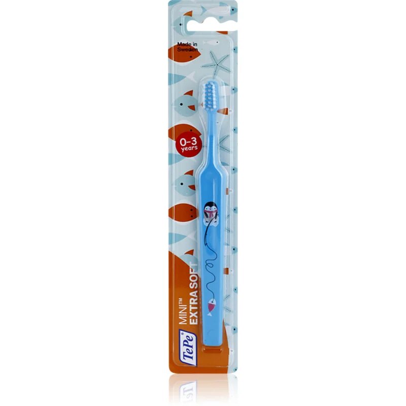 TePe Mini Illustration zobna ščetka za otroke z majhno ozko glavo ekstra soft 1 kos