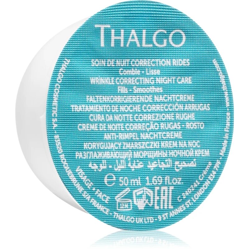 Thalgo Hyalu-Procollagen Wrinkle Correcting Night Care hranilna nočna krema proti gubam 50 ml