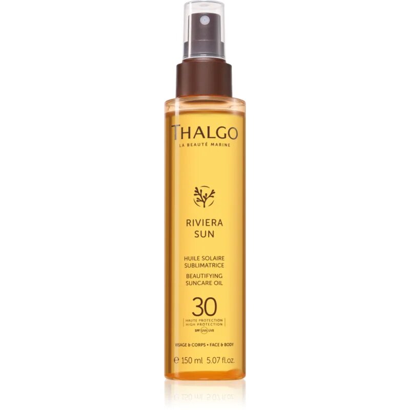 Thalgo Riviera Sun Beautyfying Suncare Oil SPF30 hranilno suho olje za podporo porjavelosti SPF 30 150 ml