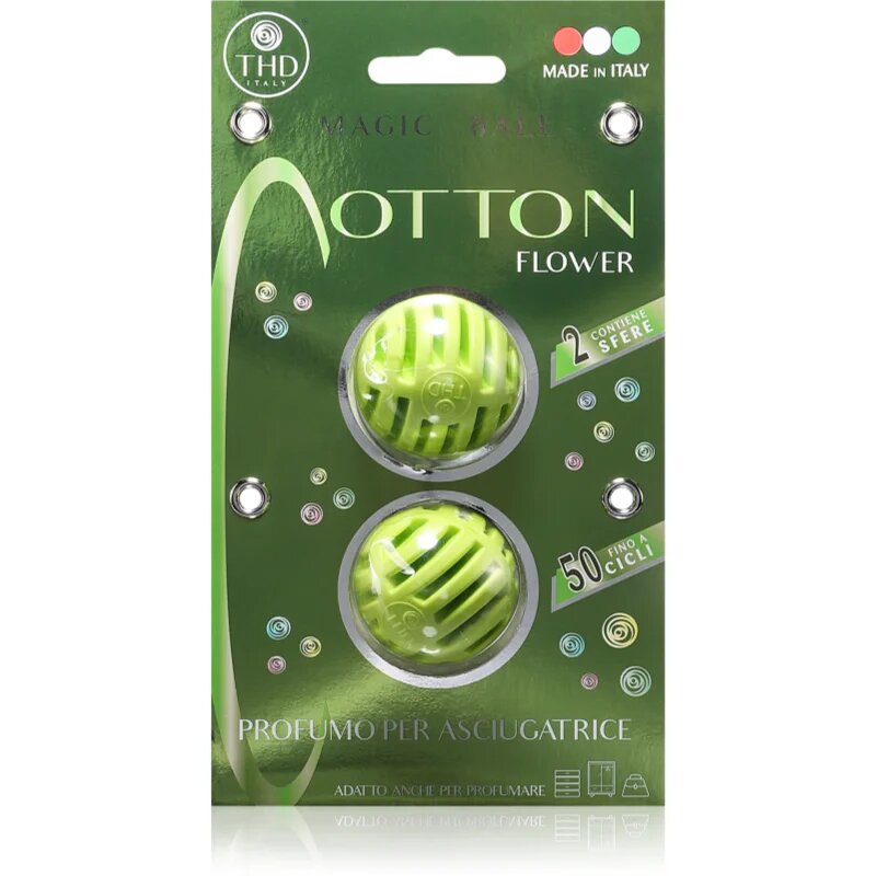 THD Cotton Flower dišavne kroglice za sušilni stroj 2 kos