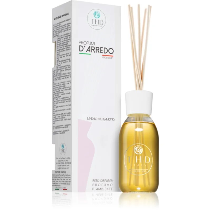 THD Diffusore Sandalo e Bergamotto aroma difuzor 200 ml