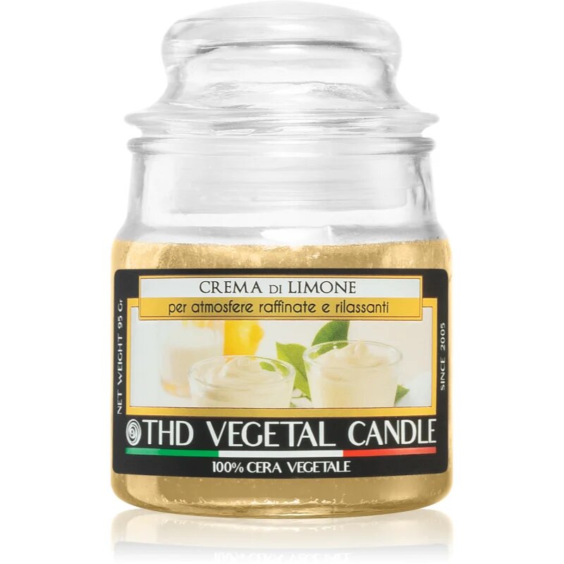 THD Italian Luxury Crema Di Limone dišeča sveča 100 g