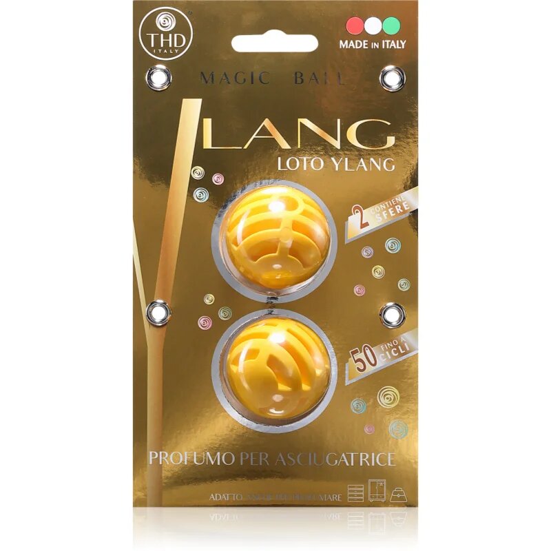 THD Lang Loto Ylang dišavne kroglice za sušilni stroj 2 kos