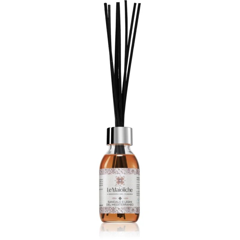 THD Le Maioliche Sandalo e Legni Del Mediterraneo aroma difuzor s polnilom 100 ml