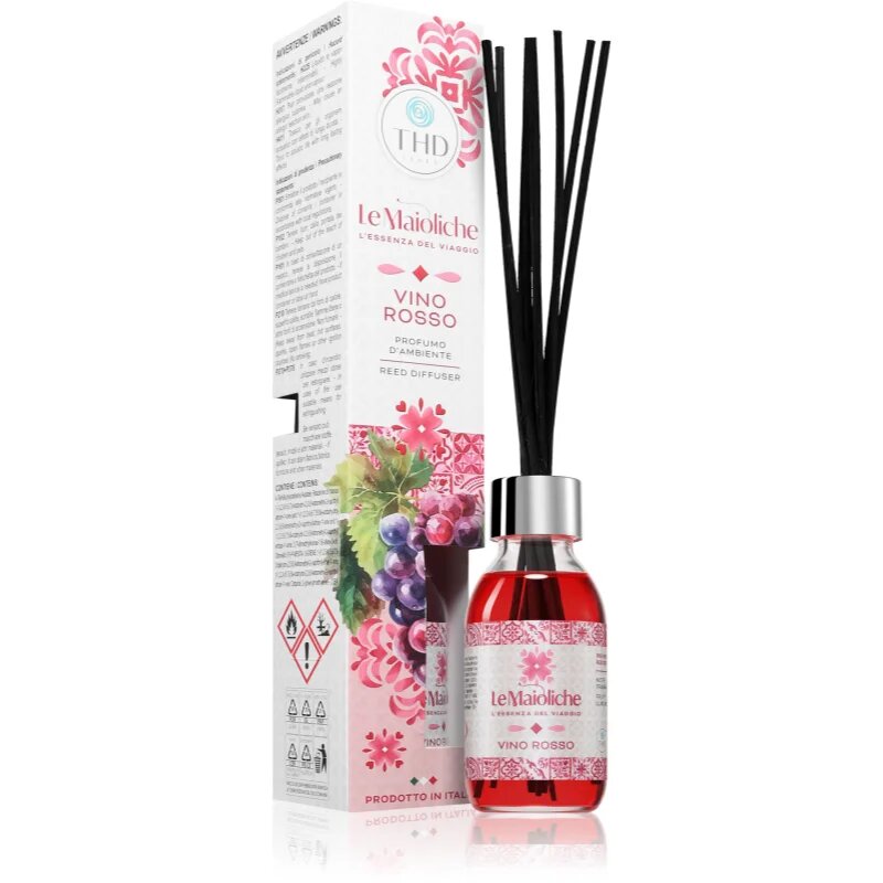 THD Le Maioliche Vino Rosso aroma difuzor s polnilom 100 ml