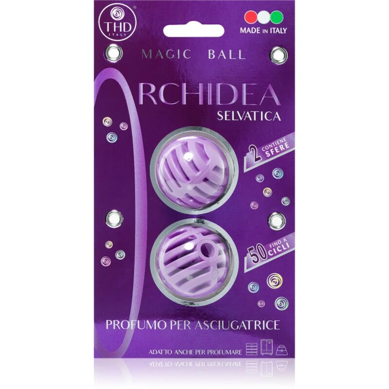 THD Orchidea Selvatica dišavne kroglice za sušilni stroj 2 kos