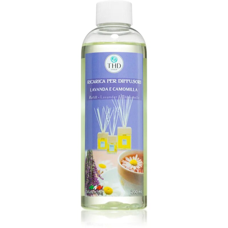 THD Ricarica Lavanda & Camomilla nadomestno polnilo za aroma difuzor 200 ml