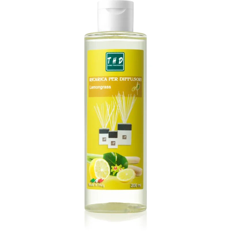 THD Ricarica Lemongrass nadomestno polnilo za aroma difuzor 200 ml