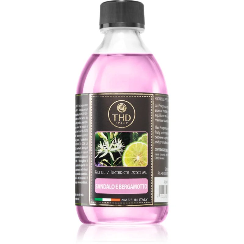 THD Ricarica Sandalo E Bergamotto nadomestno polnilo za aroma difuzor 300 ml