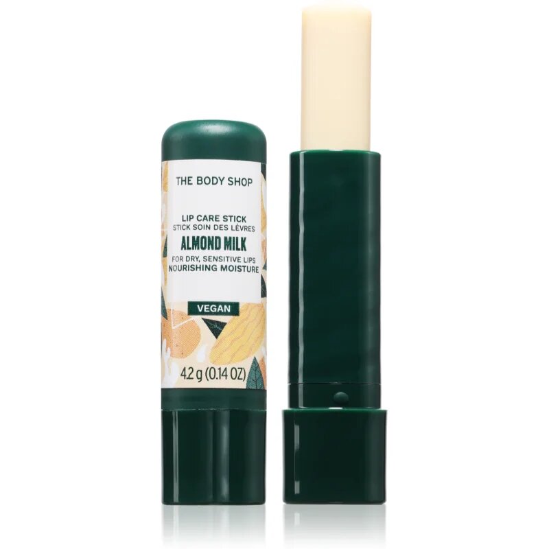 The Body Shop Almond Milk Lip Care Stick vlažilni balzam za ustnice 4.2 g