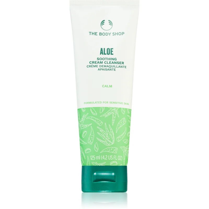 The Body Shop Aloe Soothing Cream Cleanser čistilni losjon za pomiritev kože 125 ml