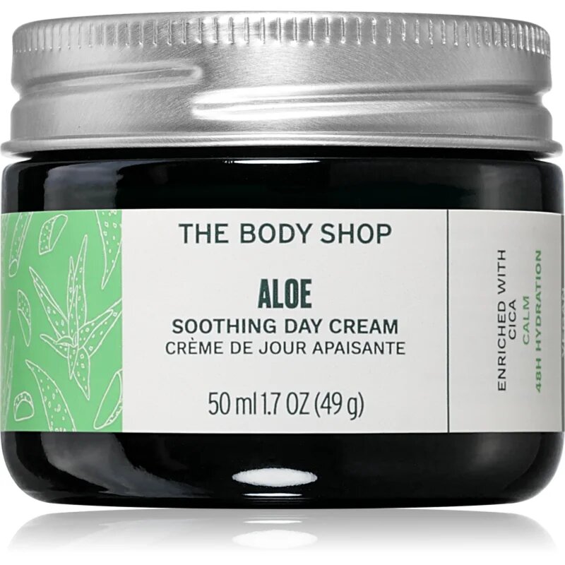 The Body Shop Aloe Soothing Day Cream pomirjajoča dnevna krema za obraz 50 ml