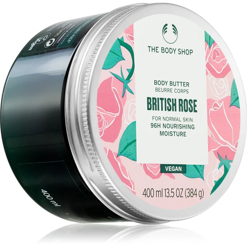 The Body Shop British Rose Body Butter maslo za telo z vonjem vrtnic 400 ml