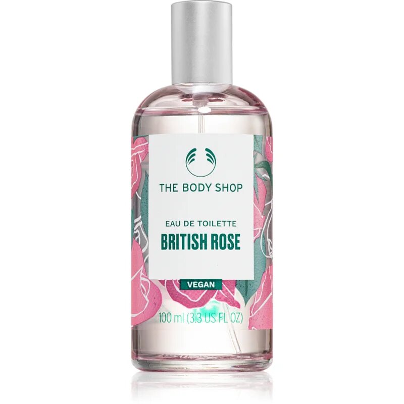 The Body Shop British Rose EDT toaletna voda z vonjem cvetja za ženske 100 ml