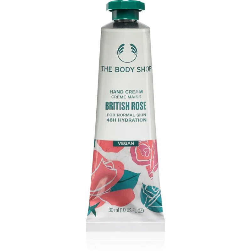 The Body Shop British Rose Hand Cream vlažilna krema za roke 30 ml