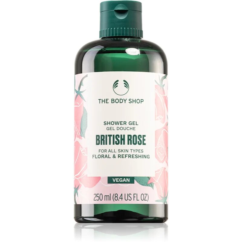 The Body Shop British Rose Shower Gel gel za prhanje 250 ml