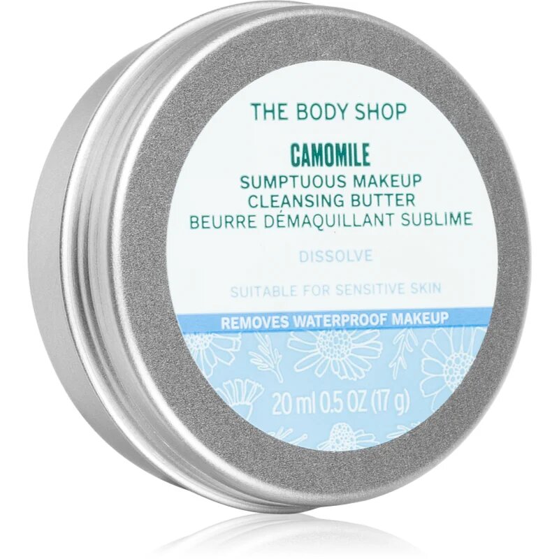 The Body Shop Camomile Sumptuous Cleansing Butter čistilni balzam za odstranjevanje ličil za obraz 20 ml