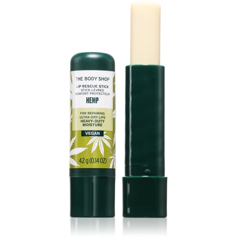The Body Shop Hemp Lip Rescue Stick intenzivni vlažilni balzam za ustnice 4.2 g