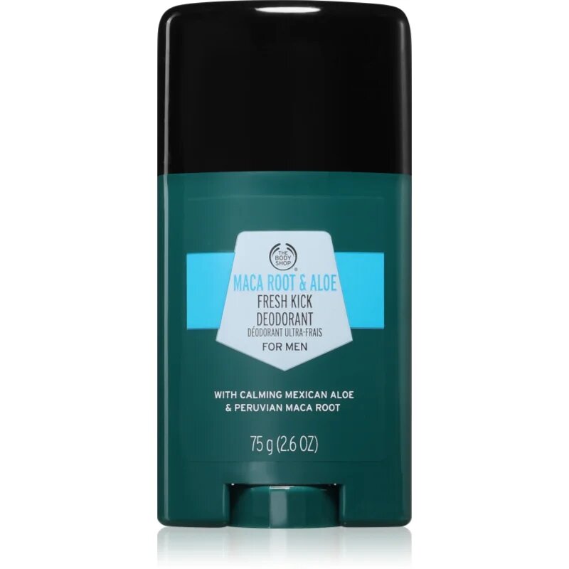 The Body Shop Maca Root & Aloe Fresh Kick Deodorant trdi deodorant za moške 75 g