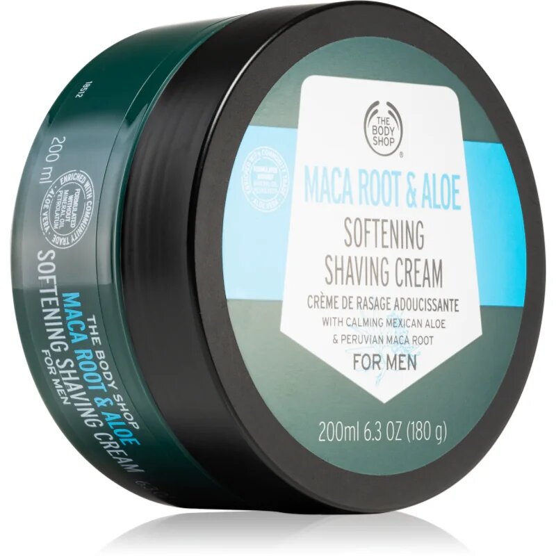 The Body Shop Maca Root & Aloe Shaving Cream krema za britje za moške 200 ml