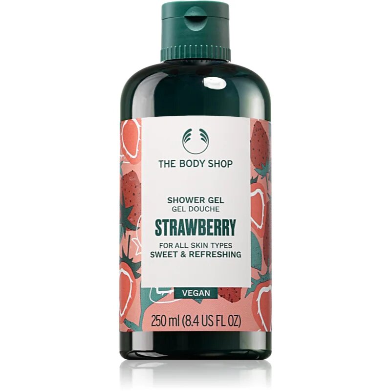 The Body Shop Strawberry Shower Gel osvežujoč gel za prhanje 250 ml