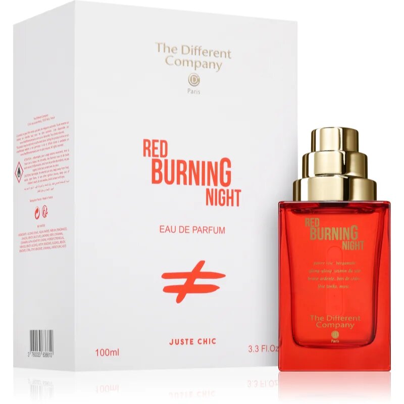 The Different Company Red Burning Night parfumska voda uniseks 100 ml
