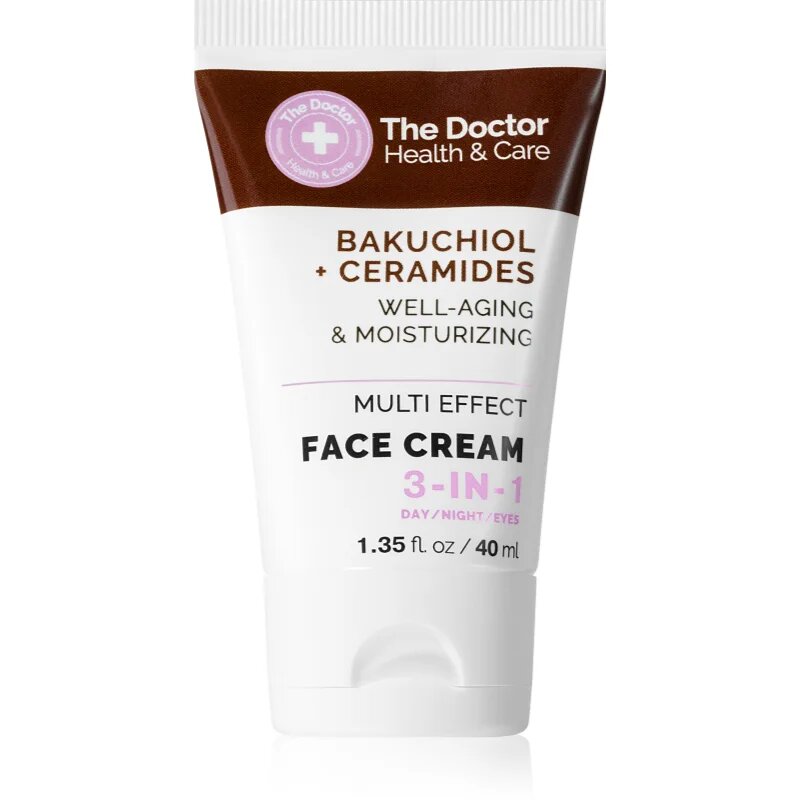 The Doctor Bakuchiol + Ceramides Well Aging & Moisturizing vlažilna krema za obraz 3v1 40 ml