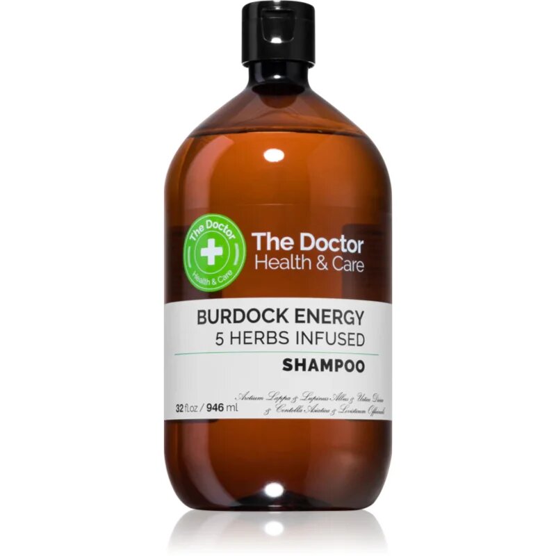 The Doctor Burdock Energy 5 Herbs Infused šampon za okrepitev las 946 ml