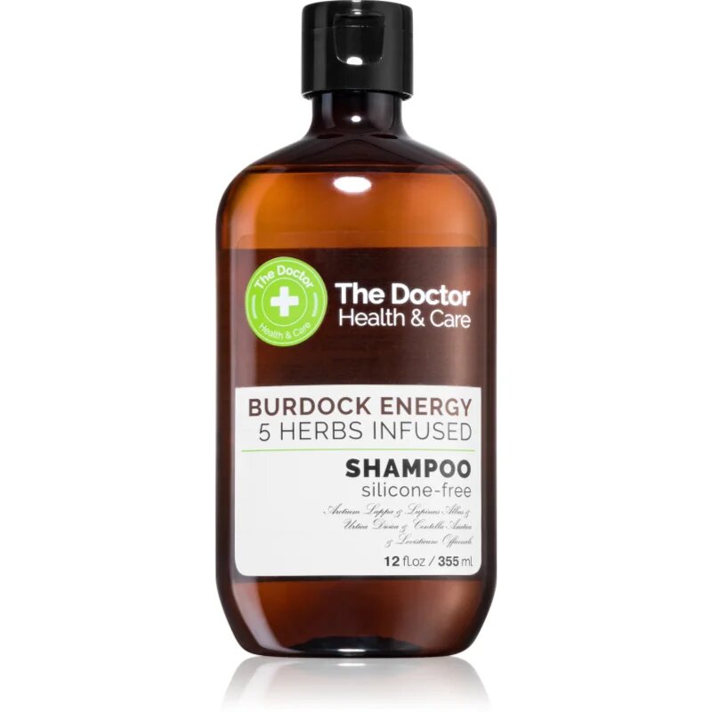 The Doctor Burdock Energy 5 Herbs Infused šampon za vse tipe las 355 ml