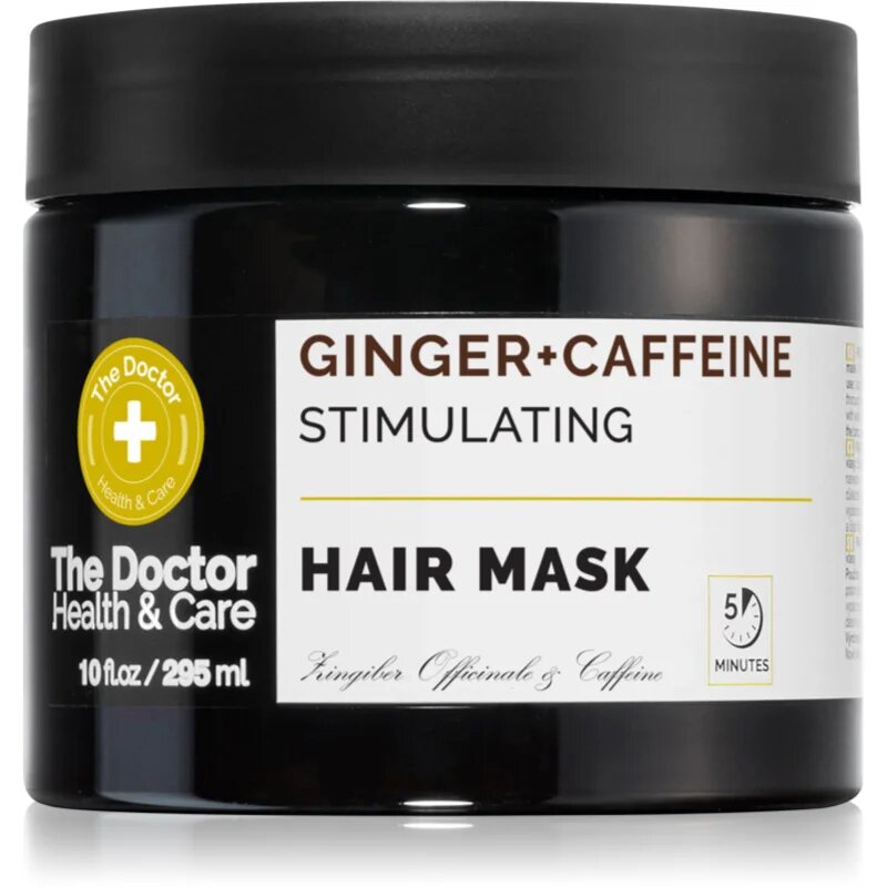 The Doctor Ginger + Caffeine Stimulating energijska maska za lase 295 ml