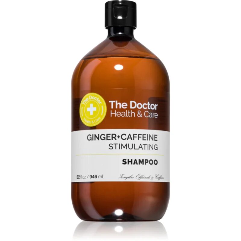The Doctor Ginger + Caffeine Stimulating krepilni šampon za oslabljene lase ki so nagnjeni k izpadanju s kofeinom 946 ml