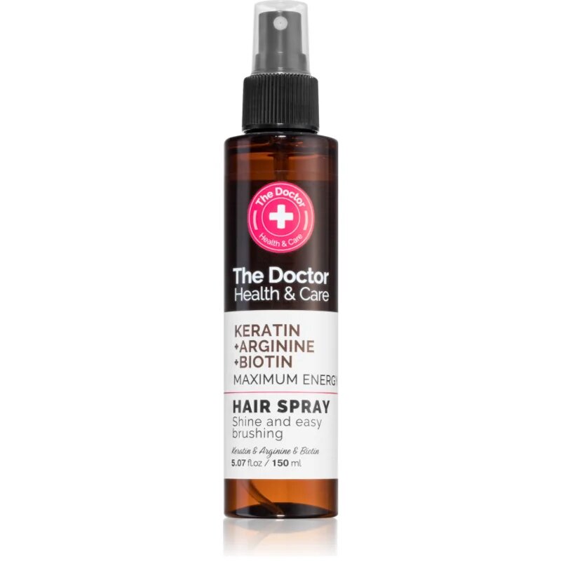 The Doctor Keratin + Arginine + Biotin Maximum Energy hranilni balzam brez spiranja s keratinom 150 ml