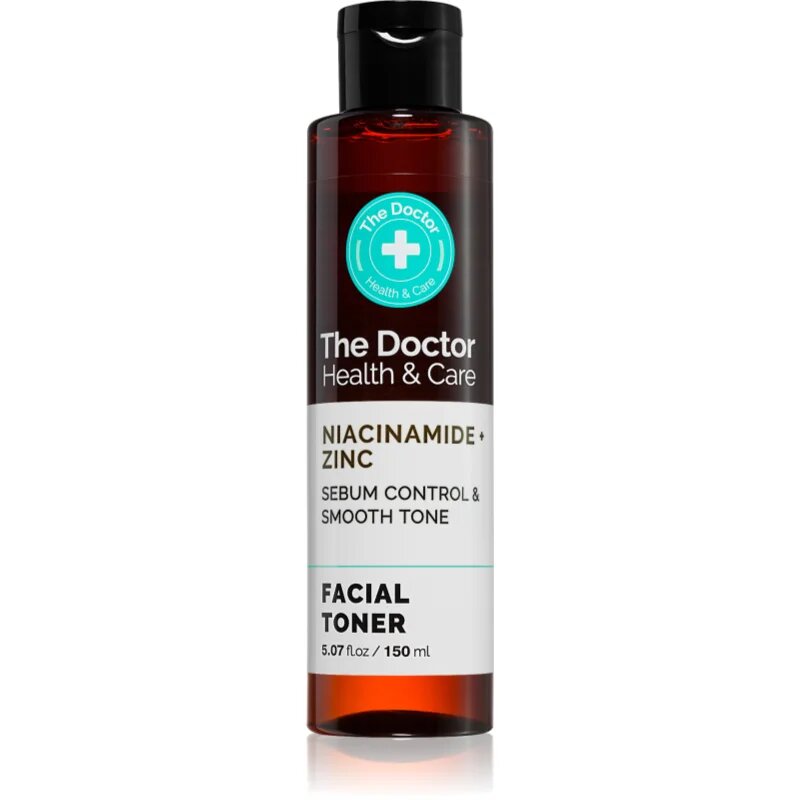 The Doctor Niacinamide + Zinc Sebum Control & Smooth Tone čistilni in matirajoči tonik 150 ml