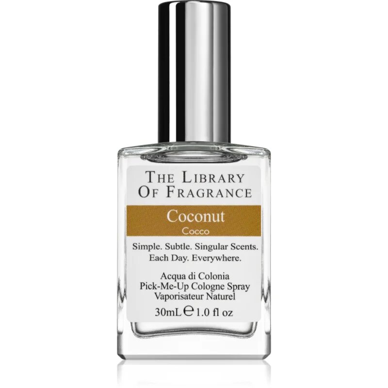 The Library of Fragrance Coconut kolonjska voda za ženske 30 ml