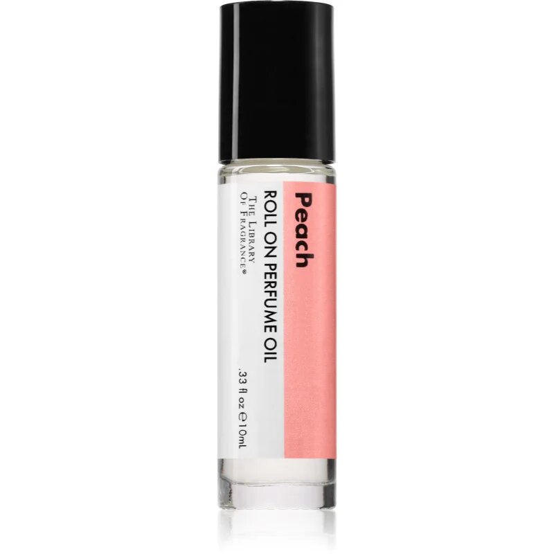 The Library of Fragrance Peach olje za telo roll-on uniseks 10 ml