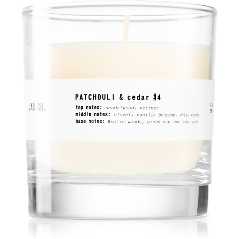 The Olphactory Lab Co. Patchouli & Cedar dišeča sveča 200 g