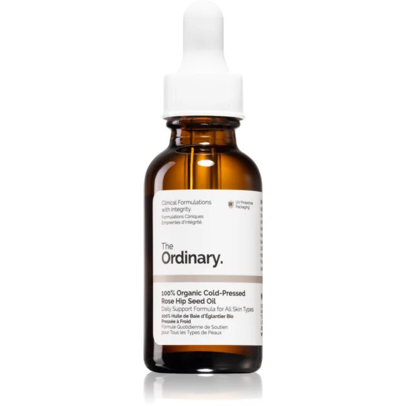 The Ordinary 100% Organic Cold-Pressed Rose Hip Seed Oil šipkovo olje za vlaženje in učvrstitev kože 30 ml