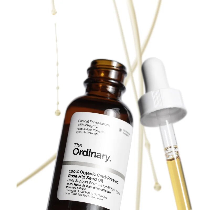 The Ordinary 100% Organic Cold-Pressed Rose Hip Seed Oil šipkovo olje za vlaženje in učvrstitev kože 30 ml
