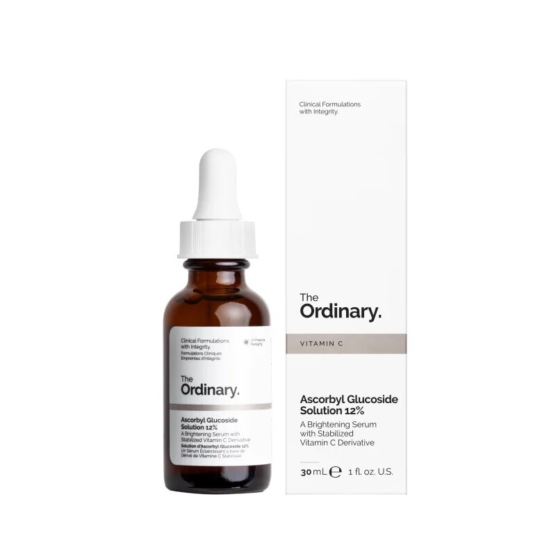 The Ordinary Ascorbyl Glucoside Solution 12% posvetlitveni serum z vitaminom C 30 ml