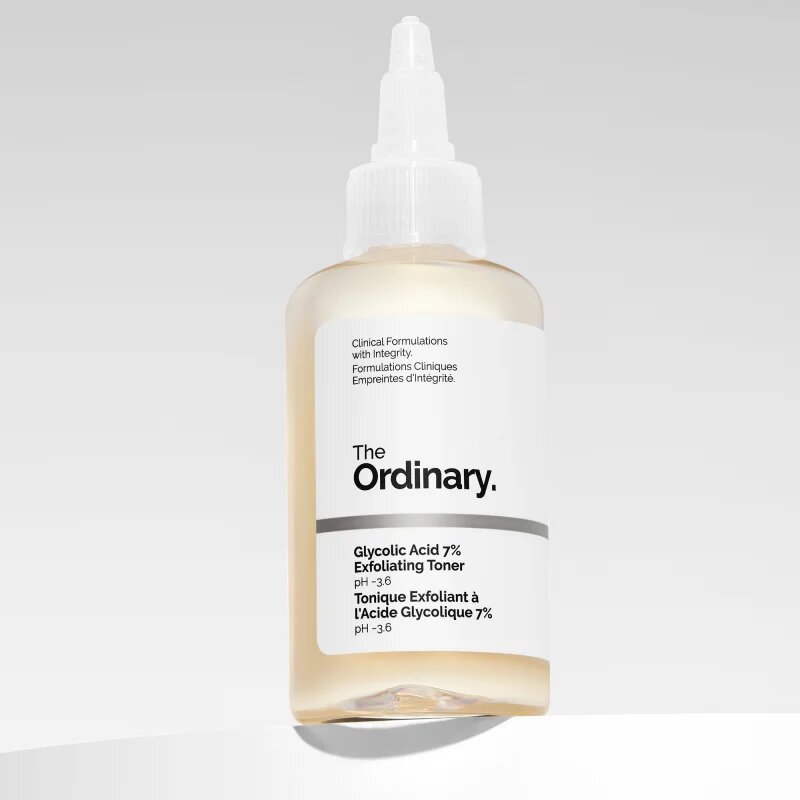 The Ordinary Glycolic Acid 7% Exfoliating Toner eksfoliacijski čistilni tonik 100 ml