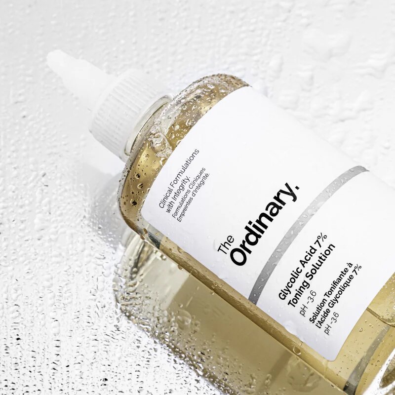The Ordinary Glycolic Acid 7% Exfoliating Toner eksfoliacijski čistilni tonik 240 ml