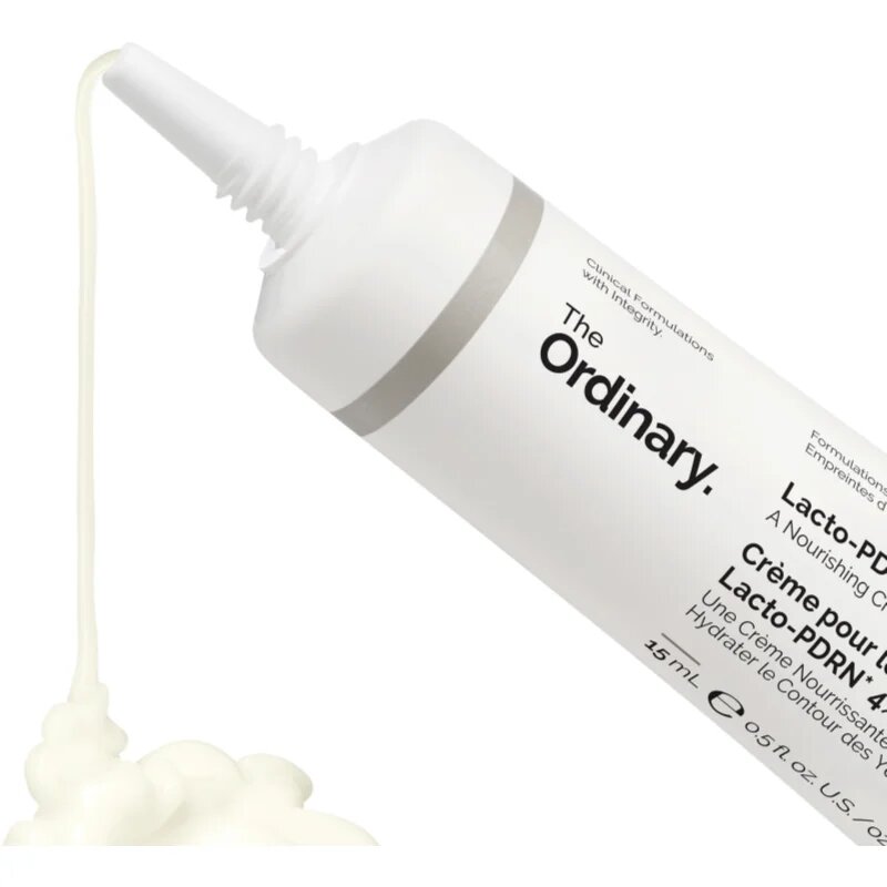The Ordinary Lacto-PDRN* 4% + B9 Eye Cream gladilna krema za predel okoli oči proti gubam okoli oči 15 ml