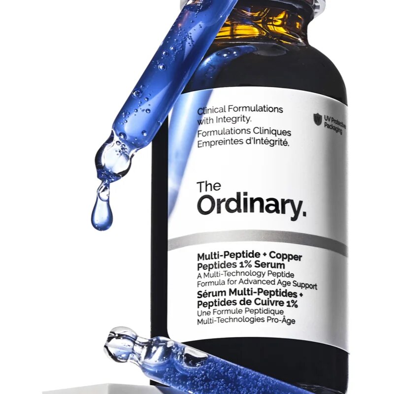 The Ordinary Multi-Peptide + Copper Peptides 1% posvetlitveni serum proti gubam 30 ml