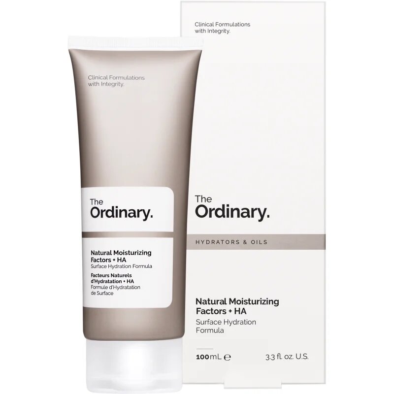 The Ordinary Natural Moisturizing Factors + HA vlažilna krema za obraz 100 ml