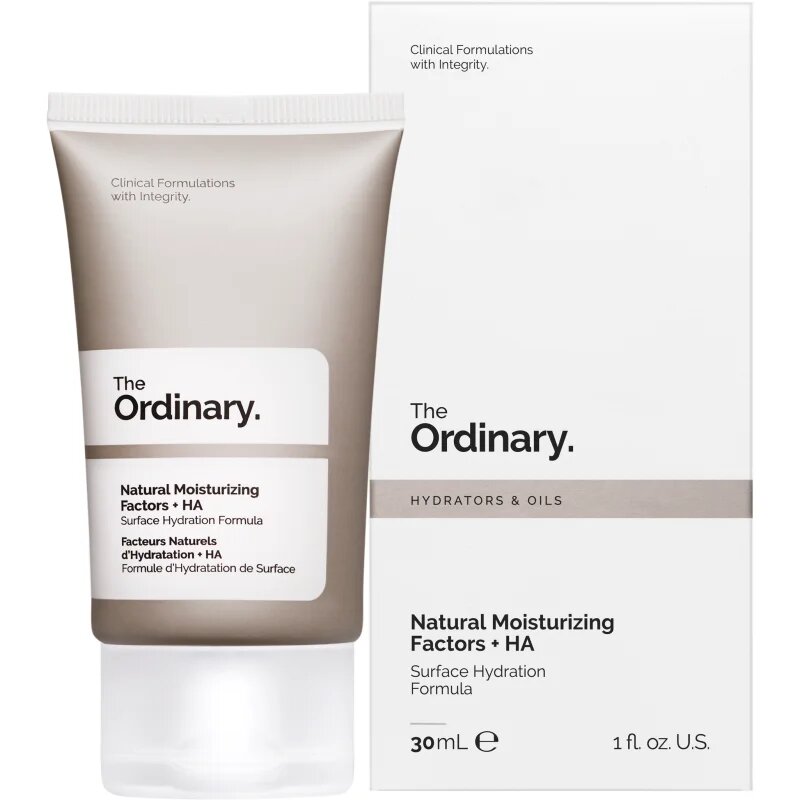 The Ordinary Natural Moisturizing Factors + HA vlažilna krema za obraz 30 ml